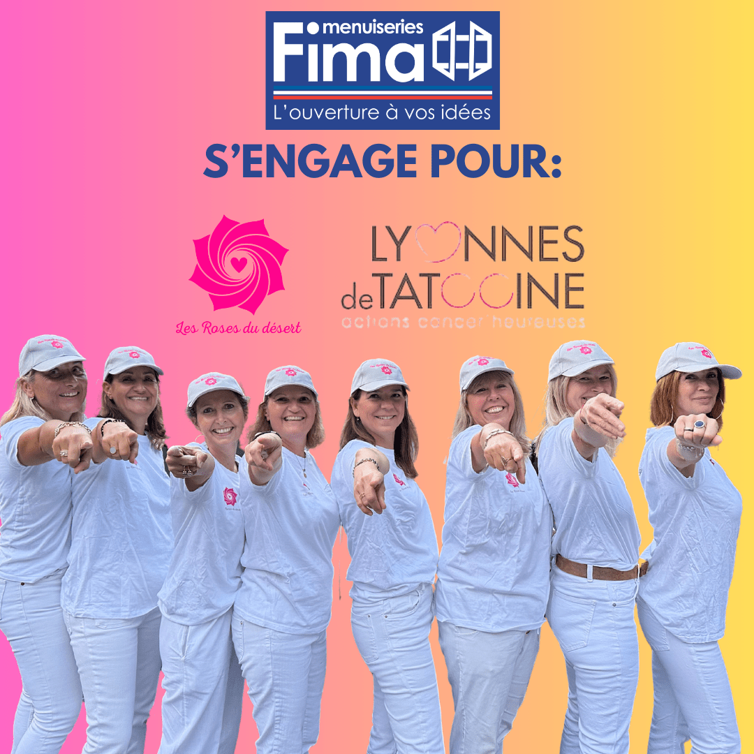 Équipe féminine en blanc événement - Fabrication FIMA