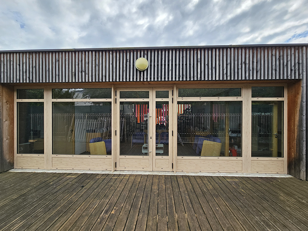 Menuiseries aluminium effet bois Sapin Cerusé Du Nord