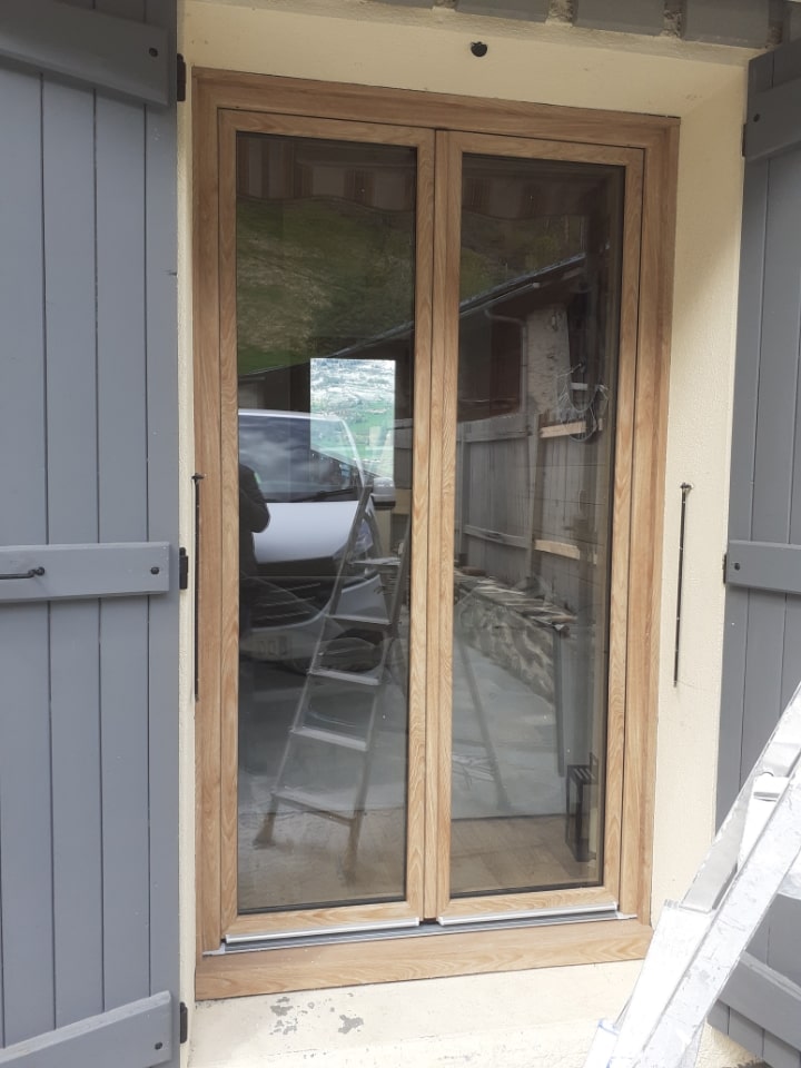 Menuiserie PVC Chêne clair