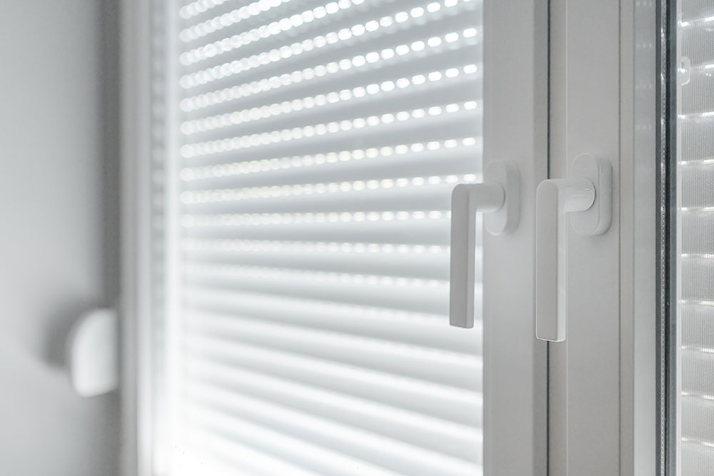 Volet roulant PVC blanc - Fabrication FIMA