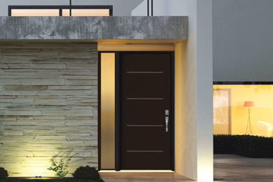 PORTE D&rsquo;ENTRÉE PVC & ALU