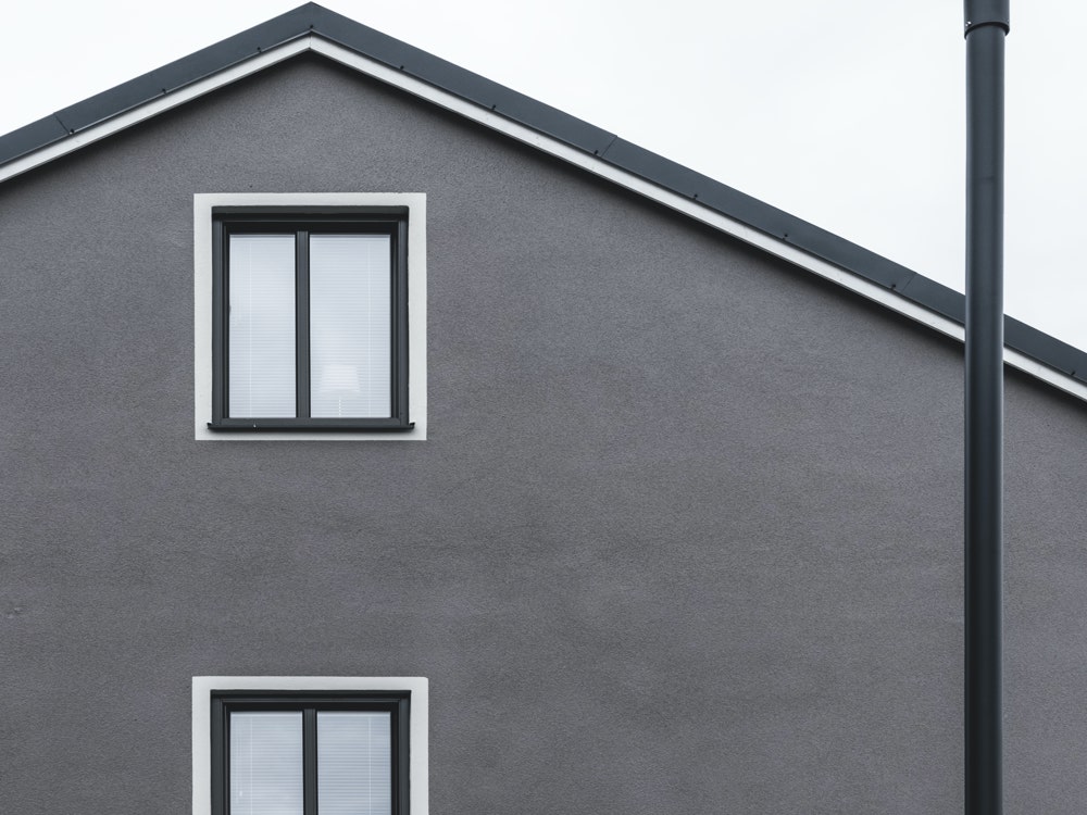 Fenêtre aluminium noire isolante - Fabrication FIMA Menuiserie